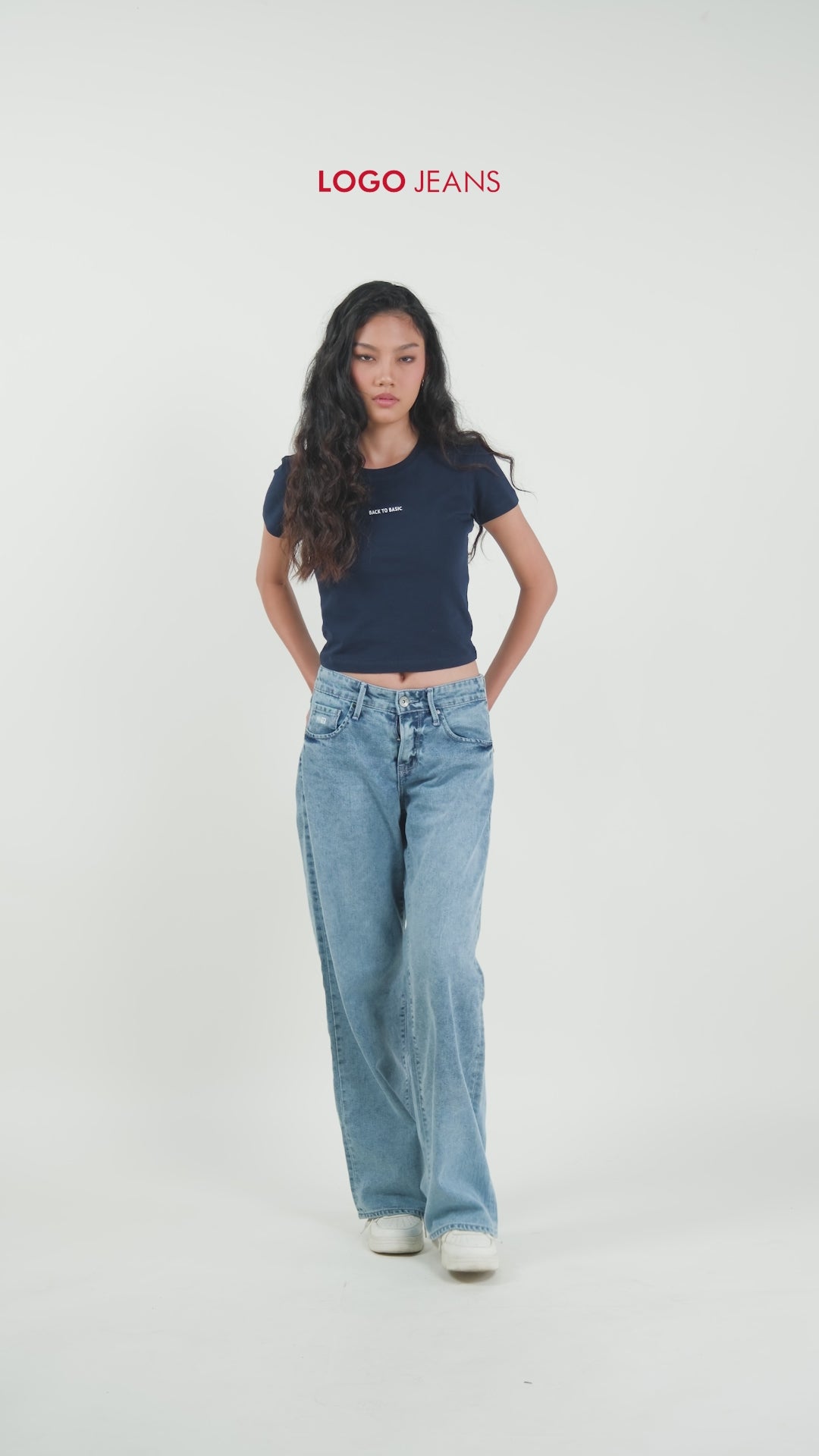 Baby Tee Vay Navy