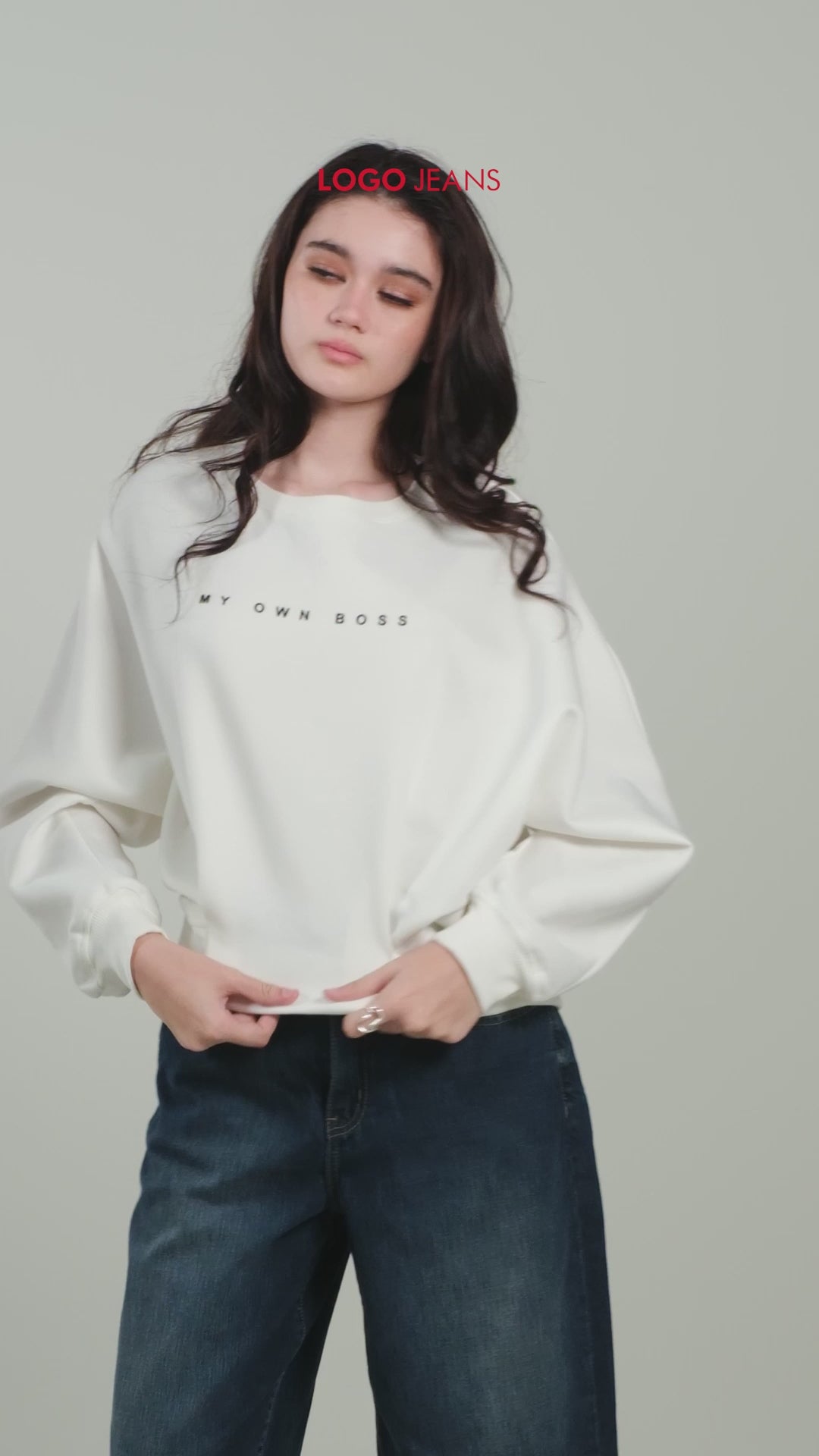 Sweater Jenelle White Exclusive Online