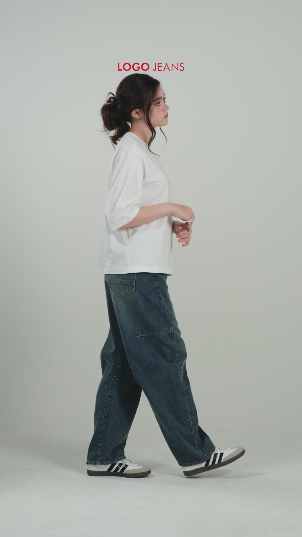 T-Shirt Lengan Pendek Joella White