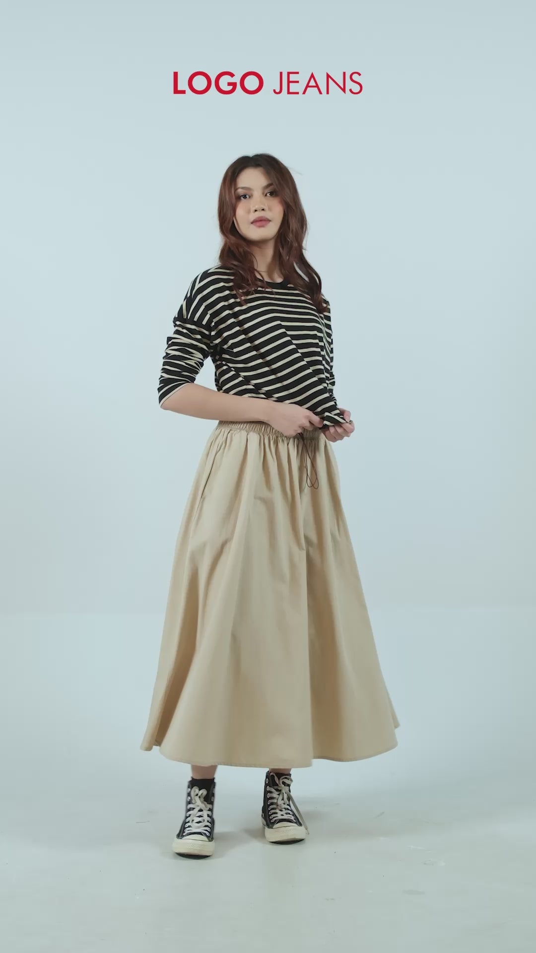 Rok Panjang Montha Khaki