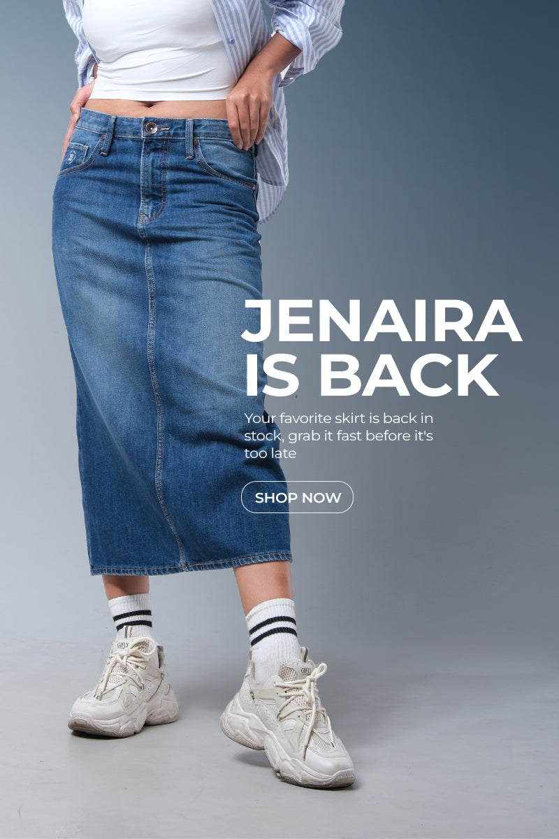 Logo Jeans Trojan Black Long Skirt main image 1