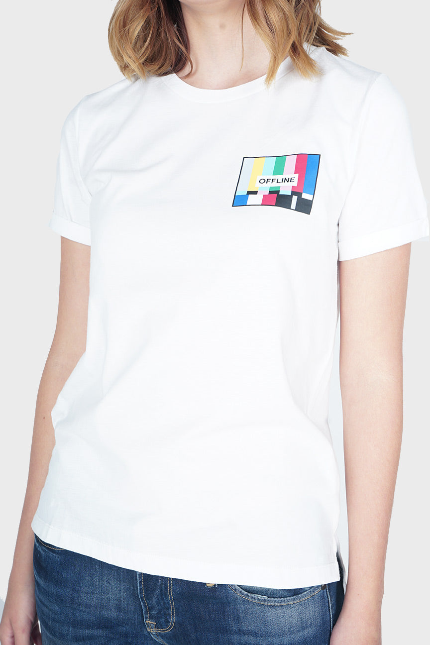 T-Shirt Lengan Pendek Off Offwhite