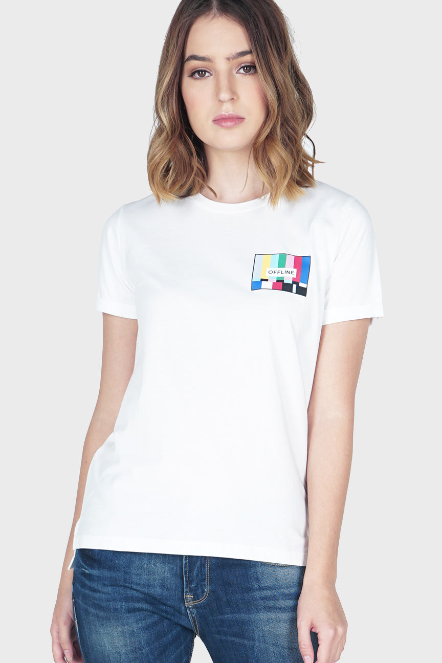 T-Shirt Lengan Pendek Off Offwhite