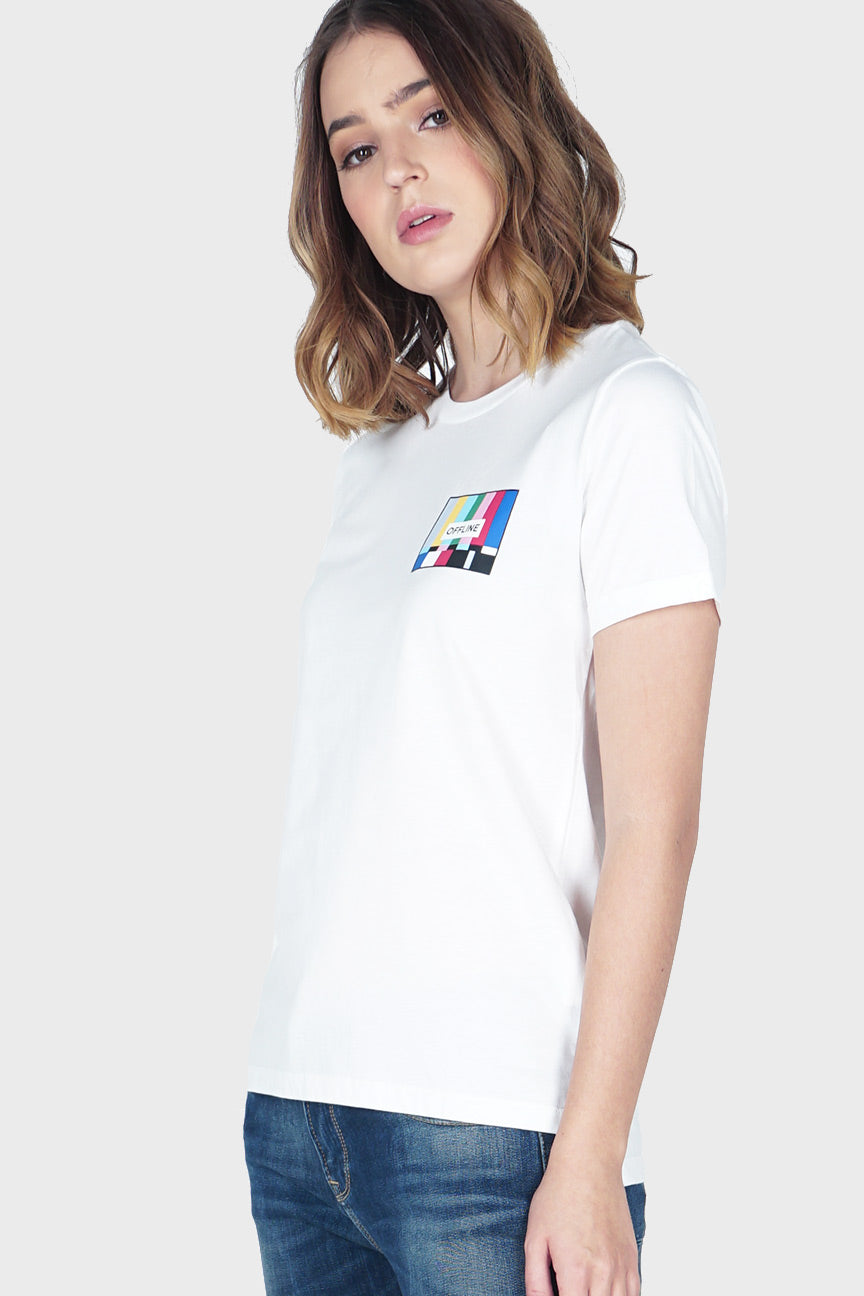 T-Shirt Lengan Pendek Off Offwhite