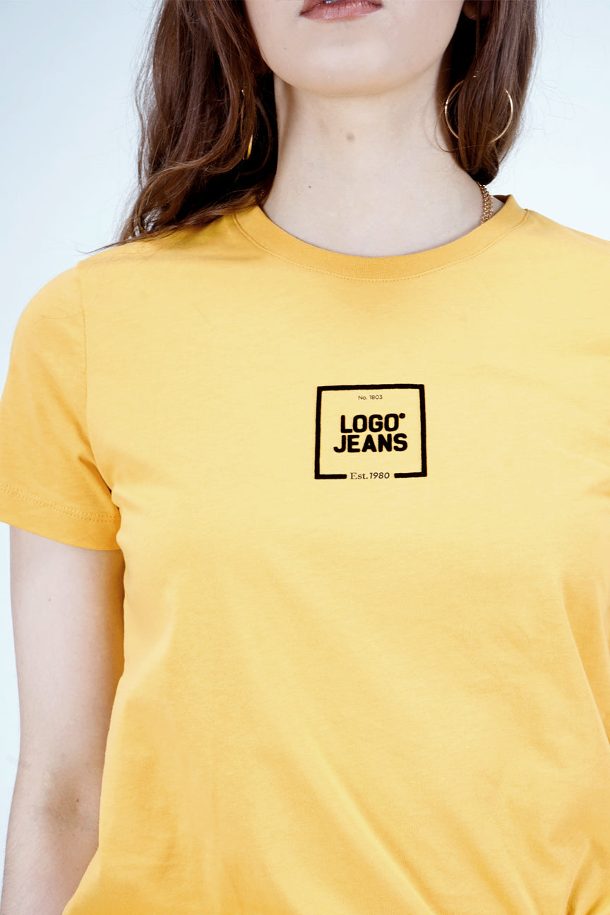 T-Shirt Lengan Pendek Athena Yellow