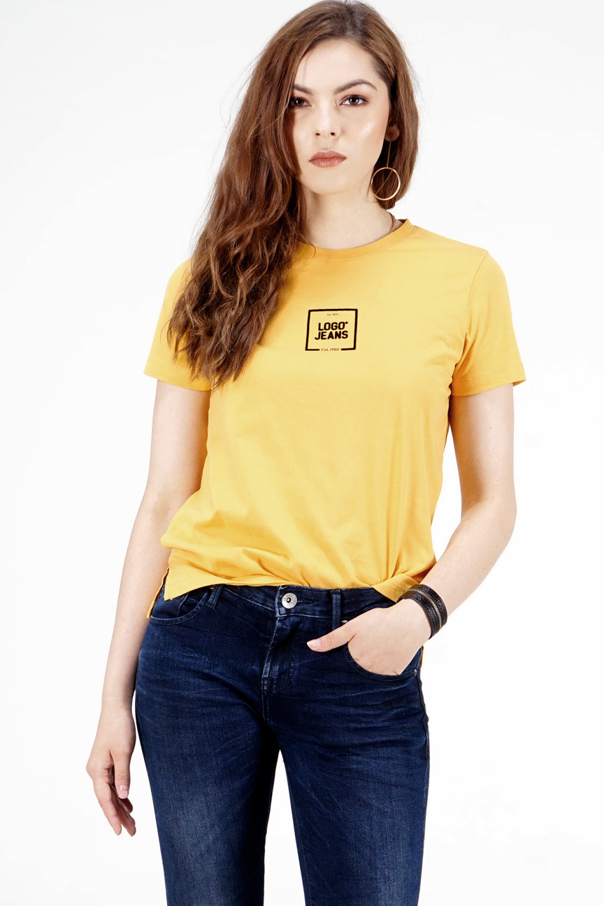 T-Shirt Lengan Pendek Athena Yellow