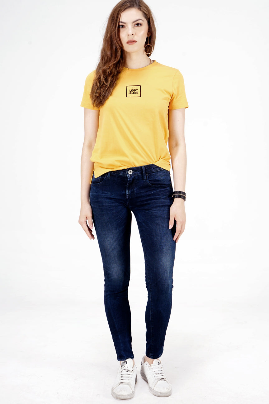 T-Shirt Lengan Pendek Athena Yellow