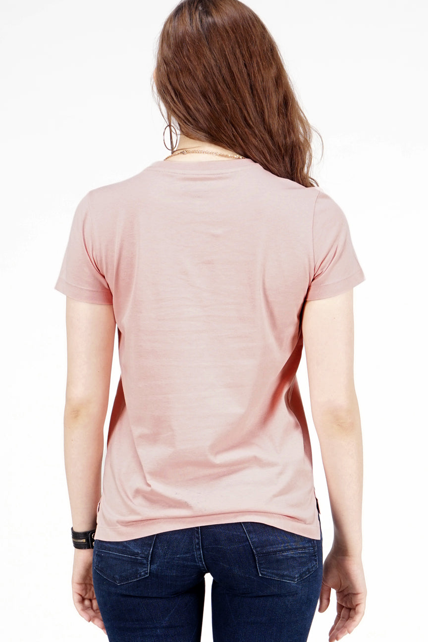 T-Shirt Lengan Pendek Fethon Pink