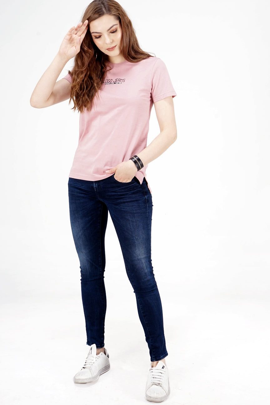 T-Shirt Lengan Pendek Ariane Pink
