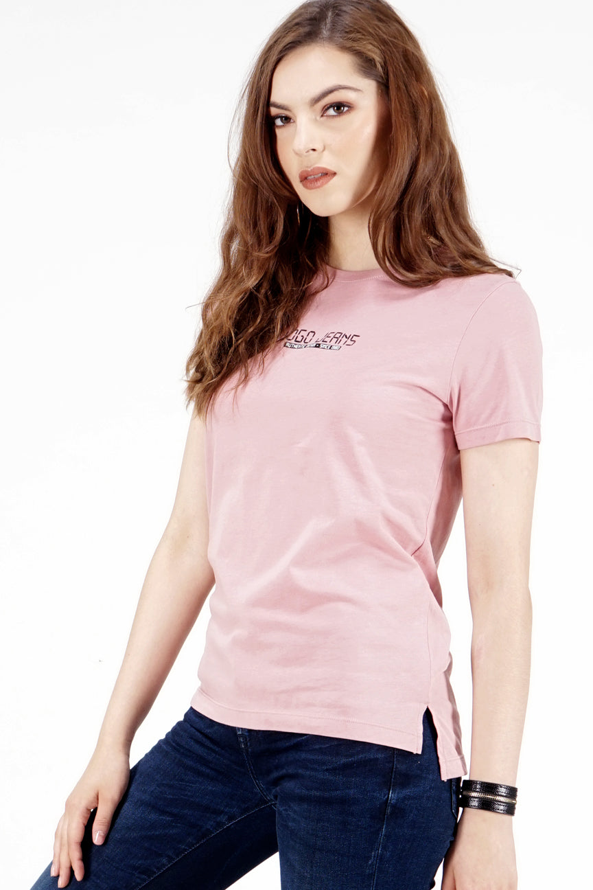T-Shirt Lengan Pendek Ariane Pink