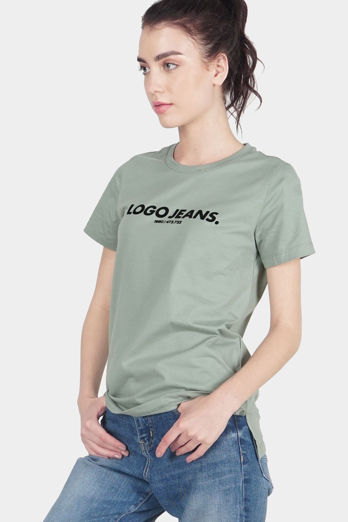 T-Shirt Lengan Pendek Keix Dusty Green