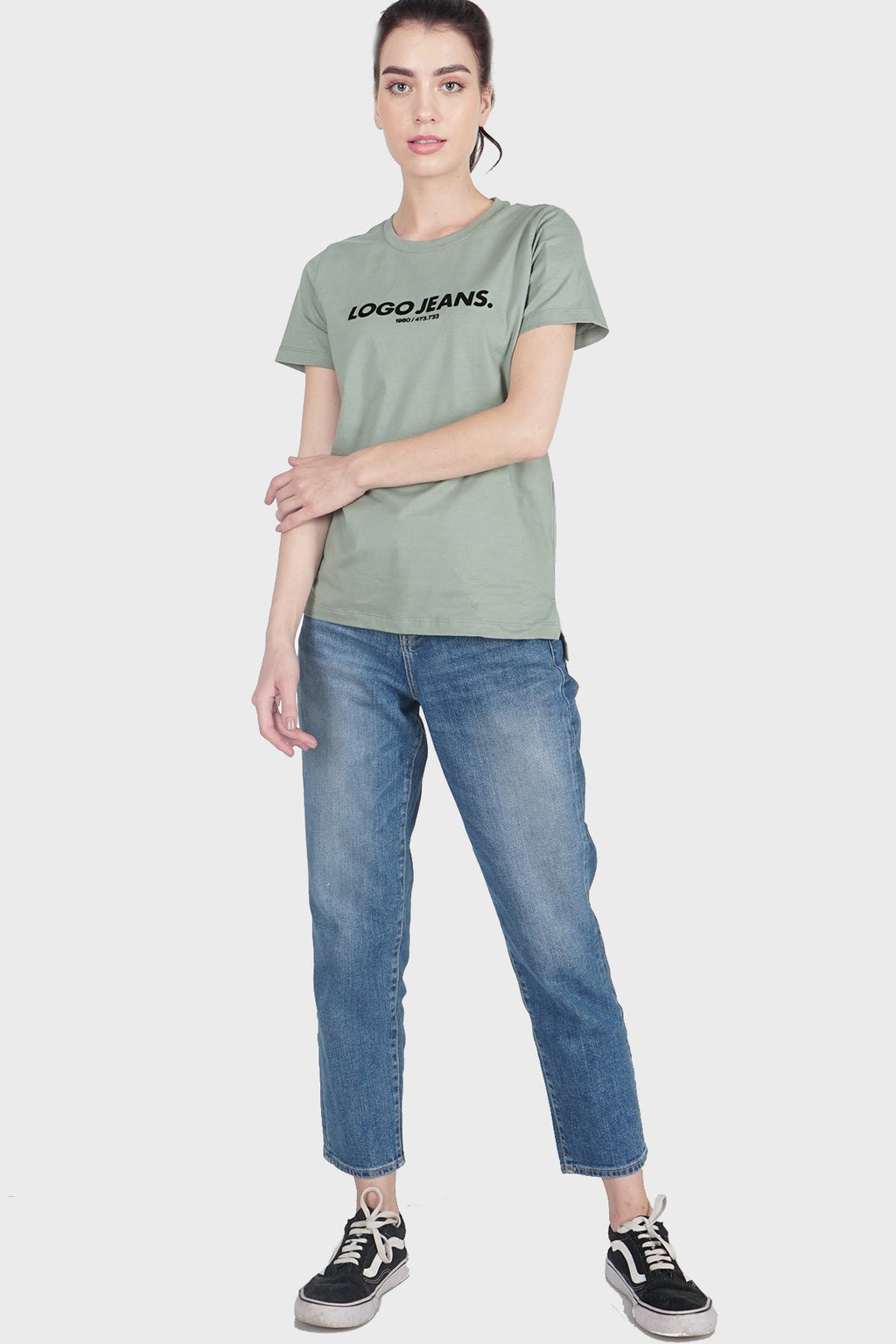 T-Shirt Lengan Pendek Keix Dusty Green