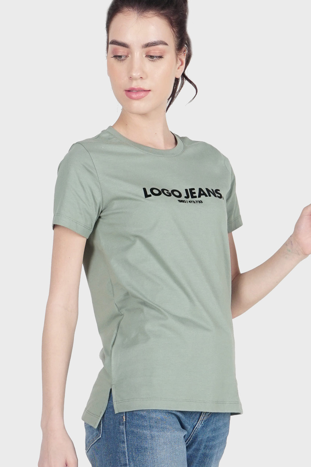 T-Shirt Lengan Pendek Keix Dusty Green