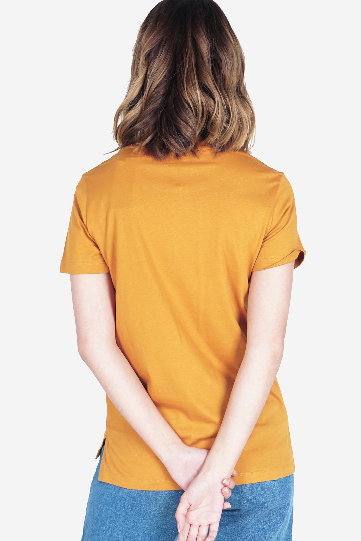 T-Shirt Lengan Pendek Inez Dark Mustard