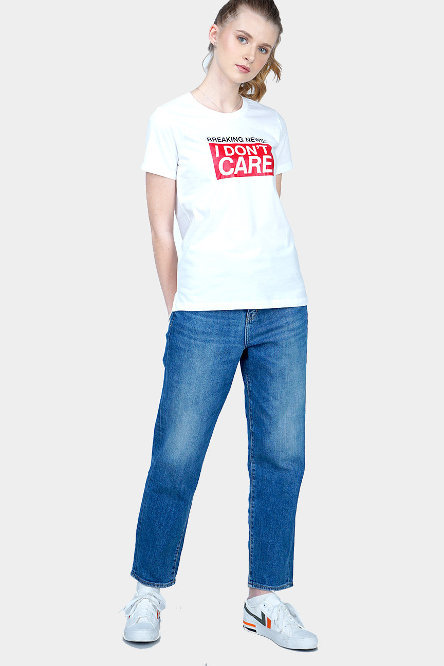 T-Shirt Lengan Pendek Kyra Offwhite