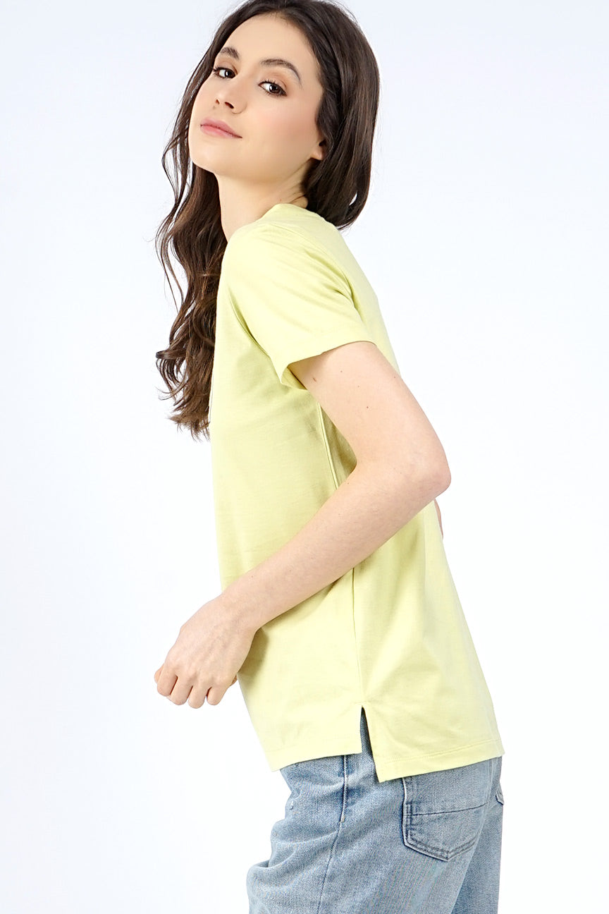 T-Shirt Lengan Pendek Rasta Yellow
