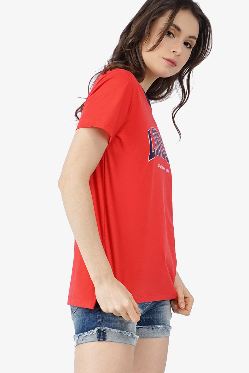 T-Shirt Lengan Pendek Flame Red