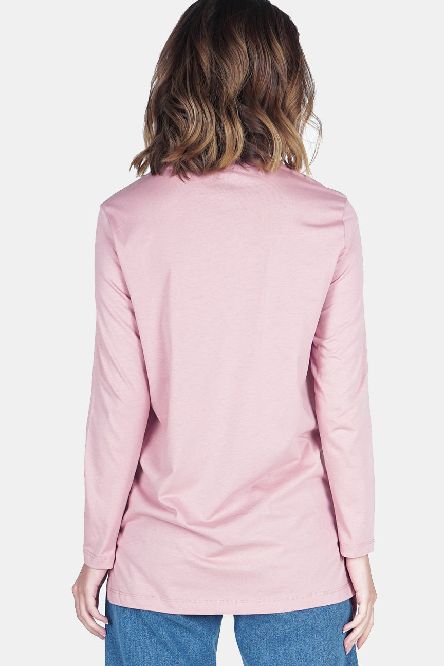 T-Shirt Lengan Panjang Orest Pink