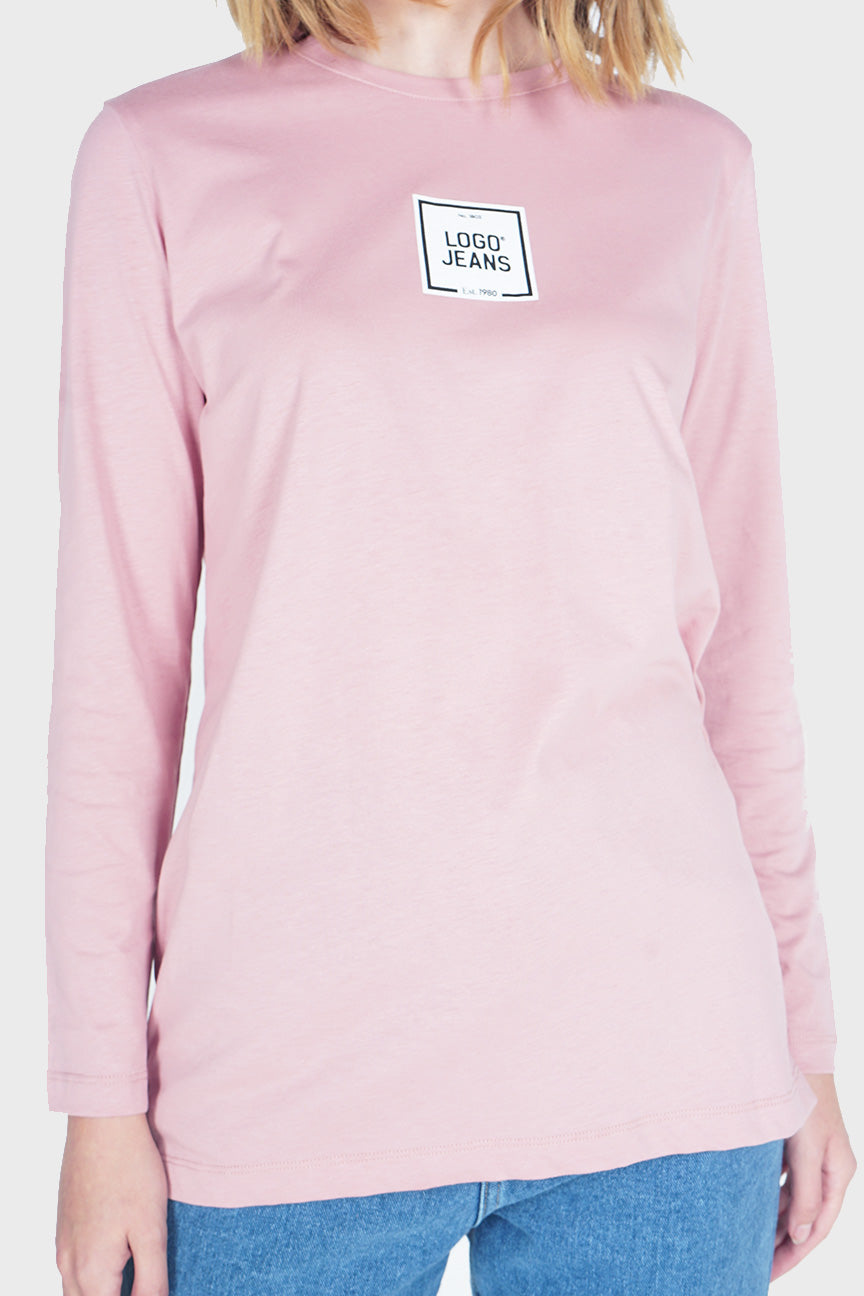 T-Shirt Lengan Panjang Orest Pink