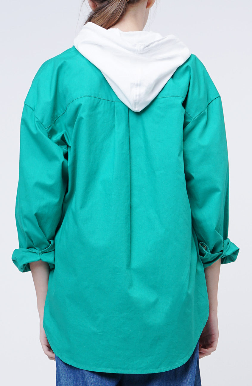 Kemeja Lengan Panjang Dyan Green