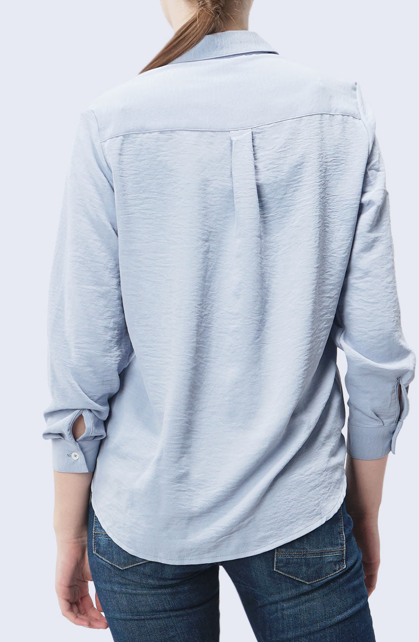 Kemeja Lengan Panjang Debila Light Blue