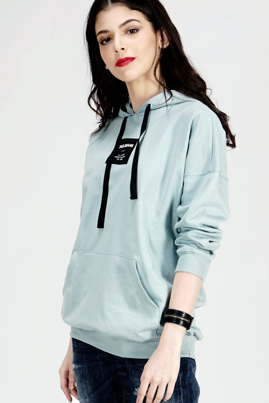 Sweater Hoodie  Priam Light Green