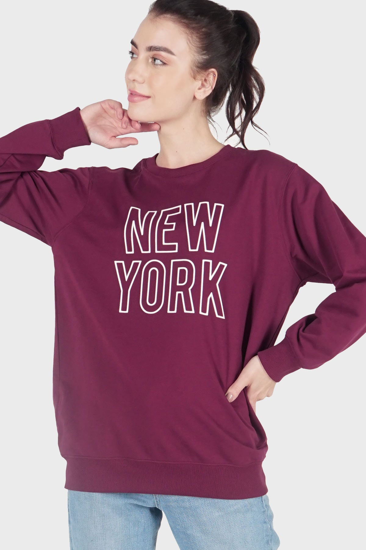 Sweater  Roonie Maroon