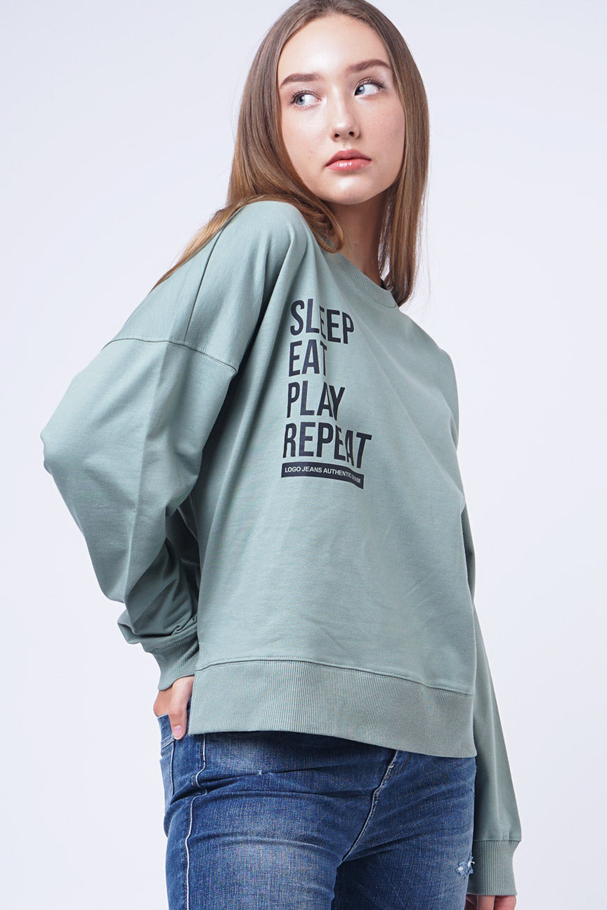 Sweater  Elina Dusty Green