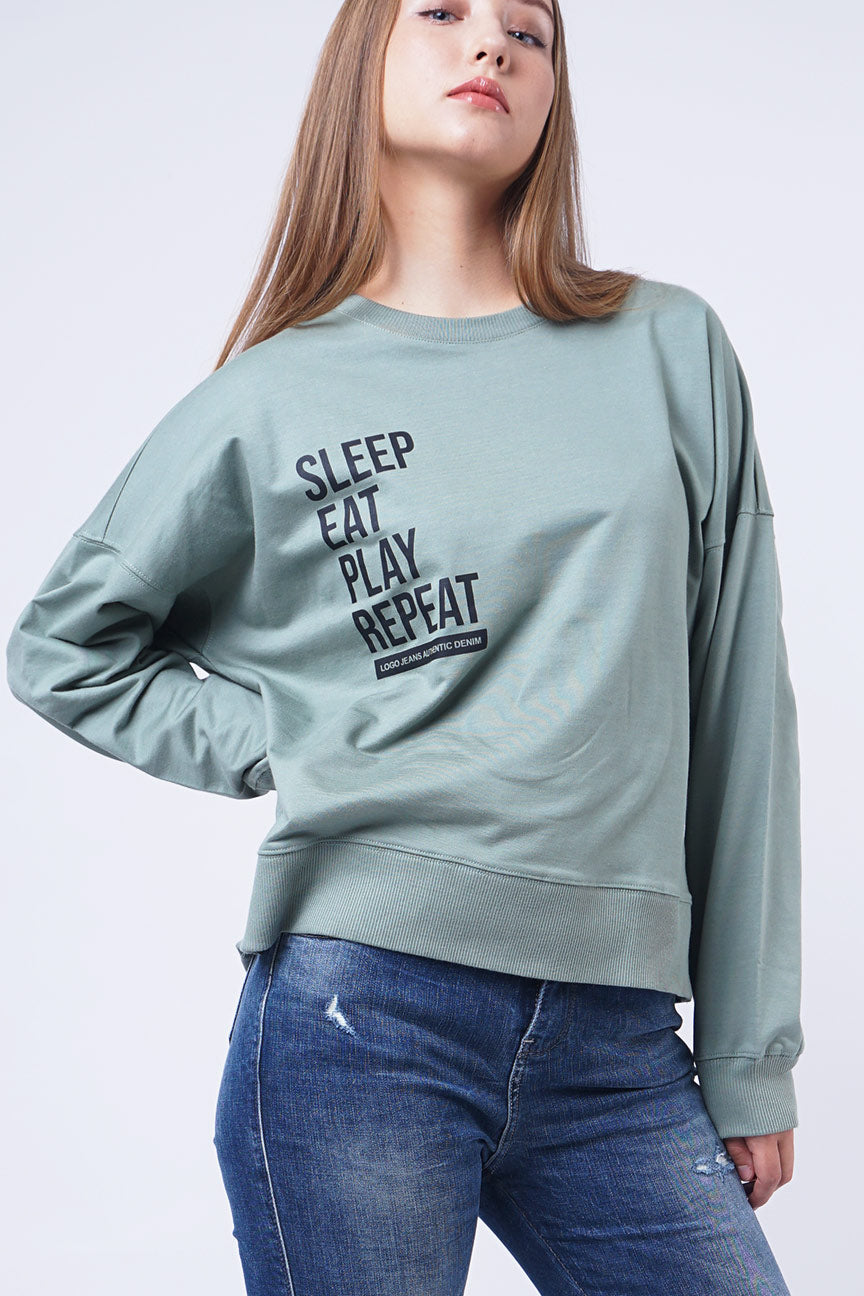 Sweater  Elina Dusty Green