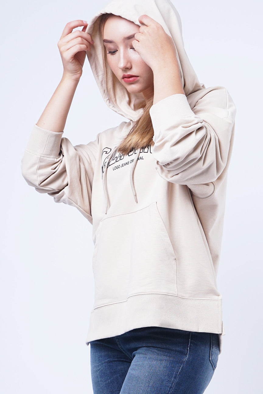Sweater Hoodie Fredy Cream