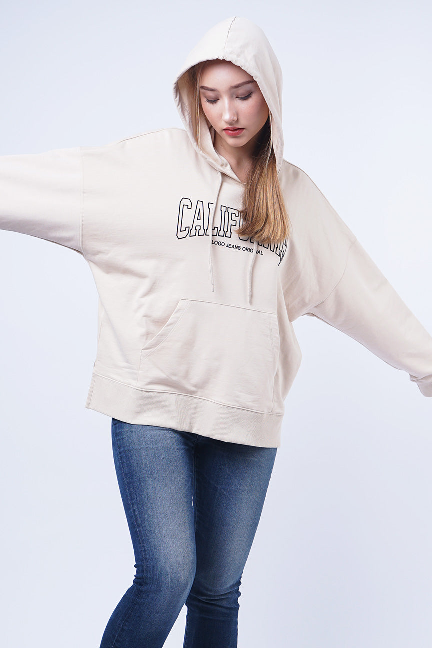 Sweater Hoodie Fredy Cream