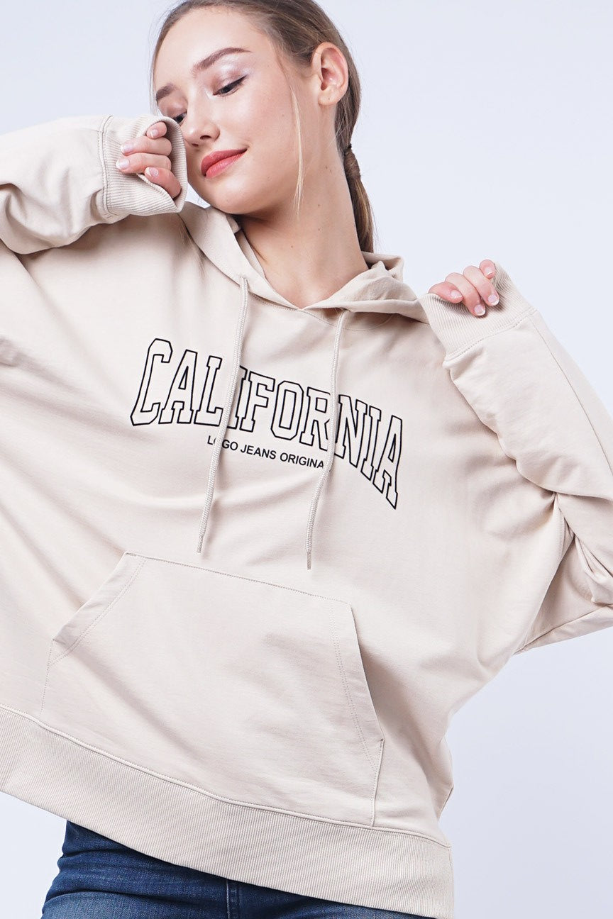 Sweater Hoodie Fredy Cream