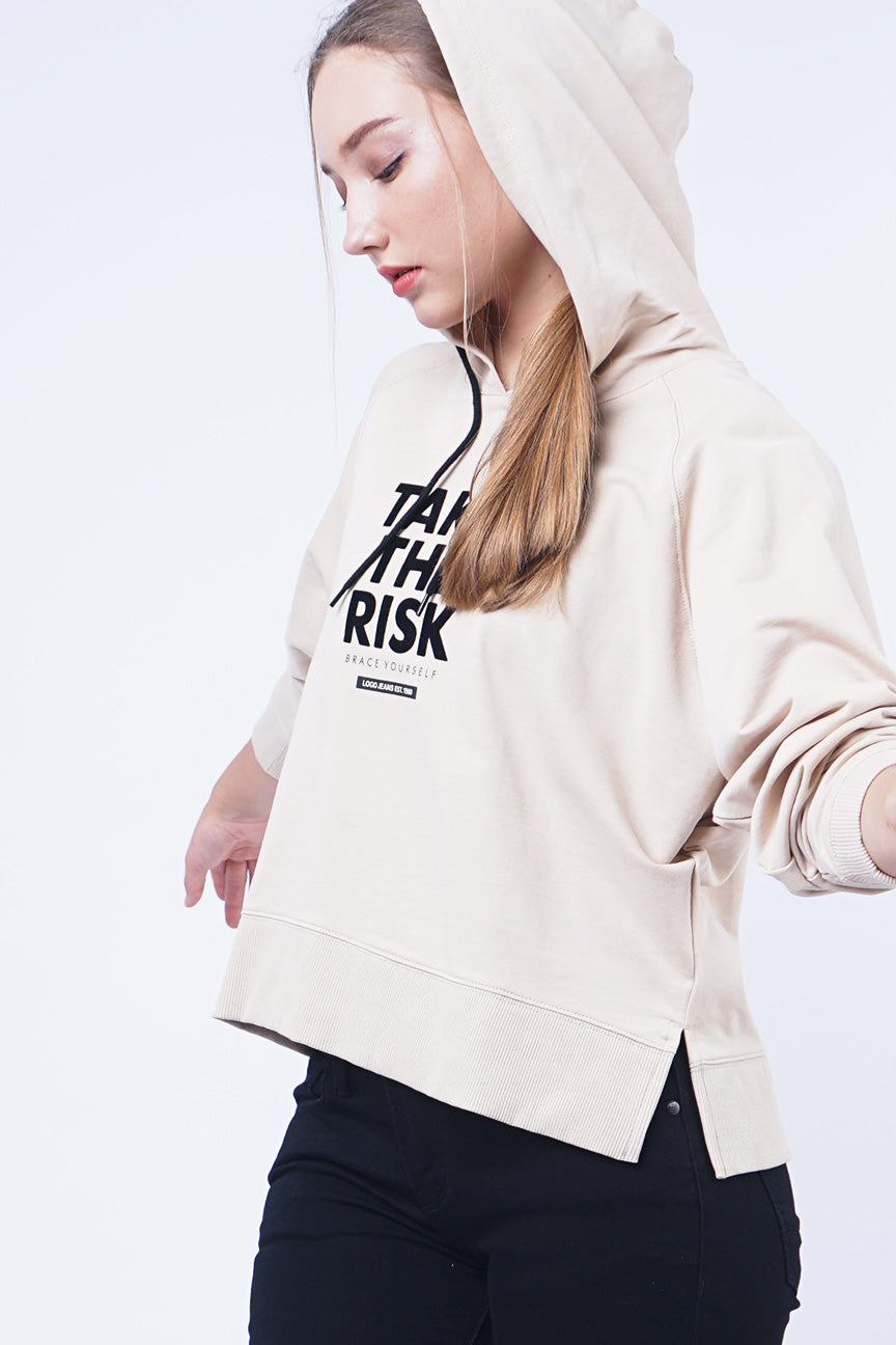 Sweater Hoodie  Lalita Cream