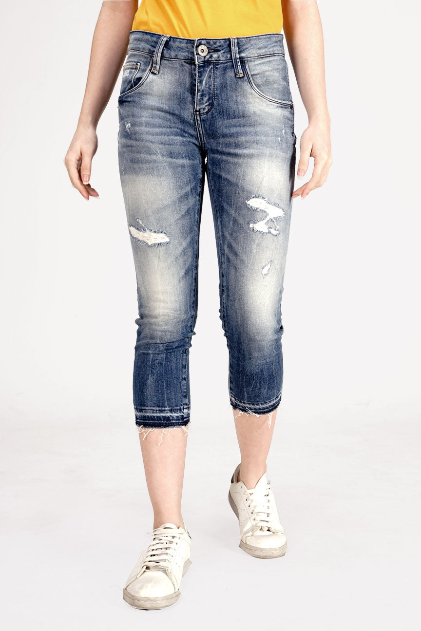 Jeans 7/8  B01 Series Light Blue