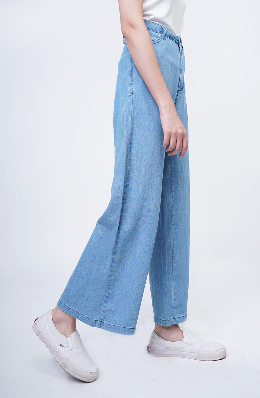 Celana Chambray Celine Light Blue