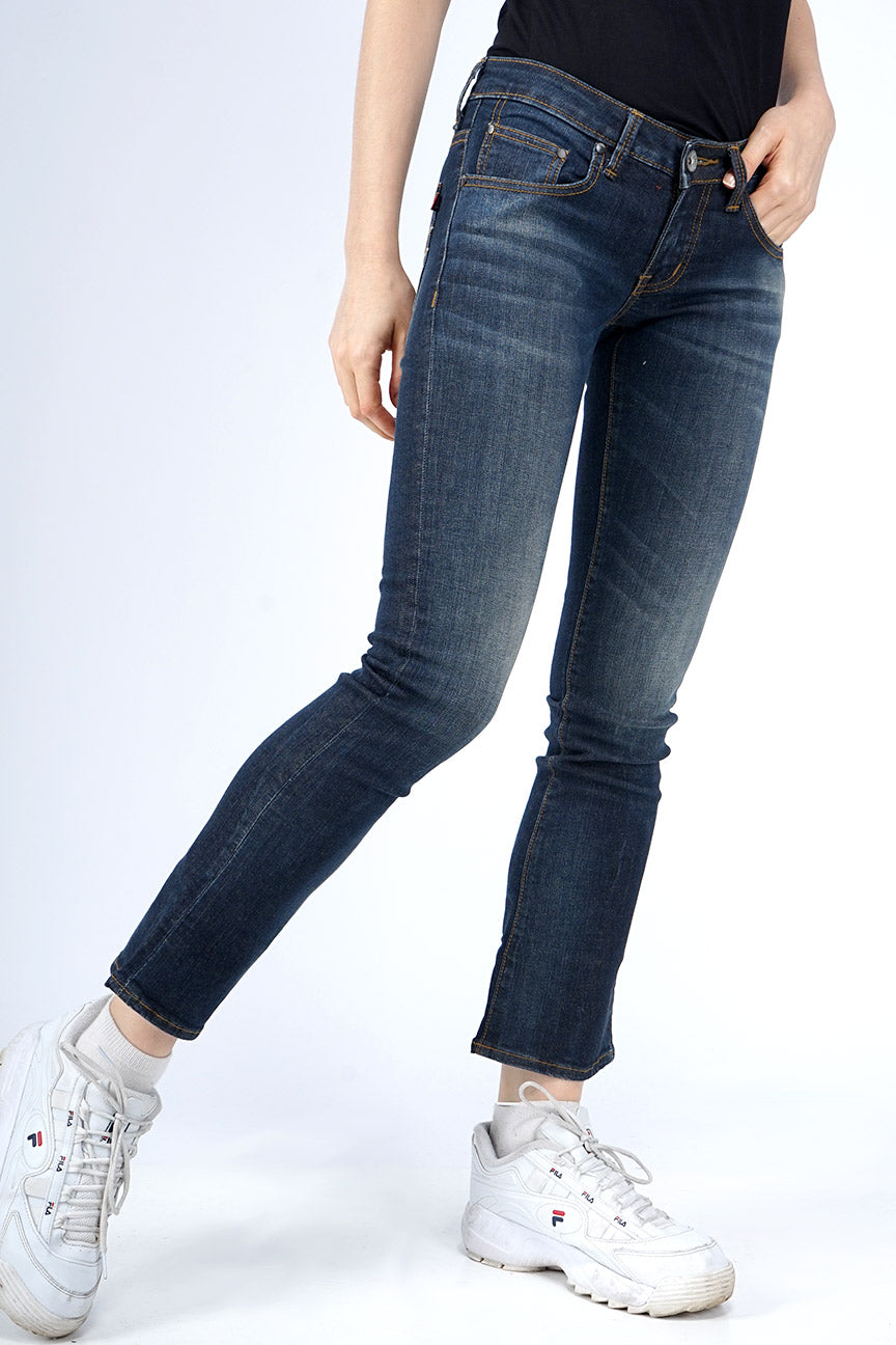 Jeans Bootcut 34 Series Dark Blue Denim