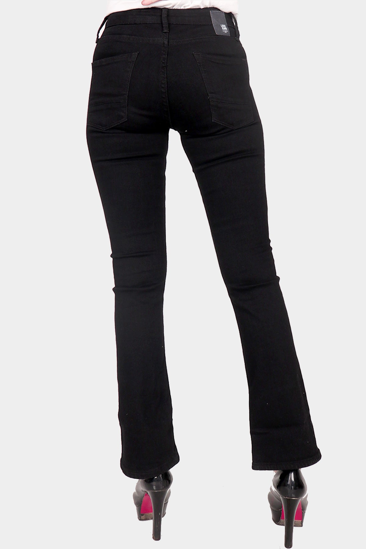 Jeans Bootcut E5 Series Black Middle Waist
