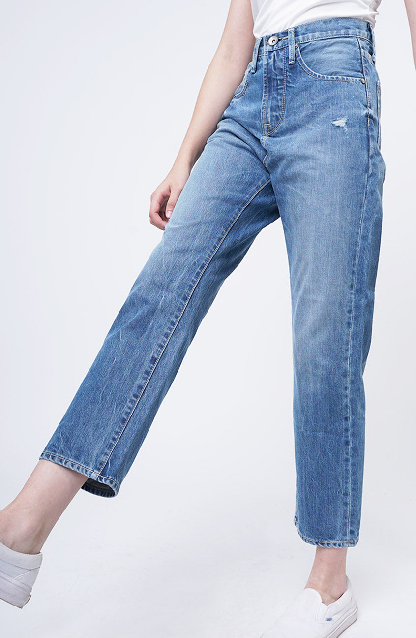 Jeans Hi-Loose G3 Series Light Blue Hi-Waist Handmade