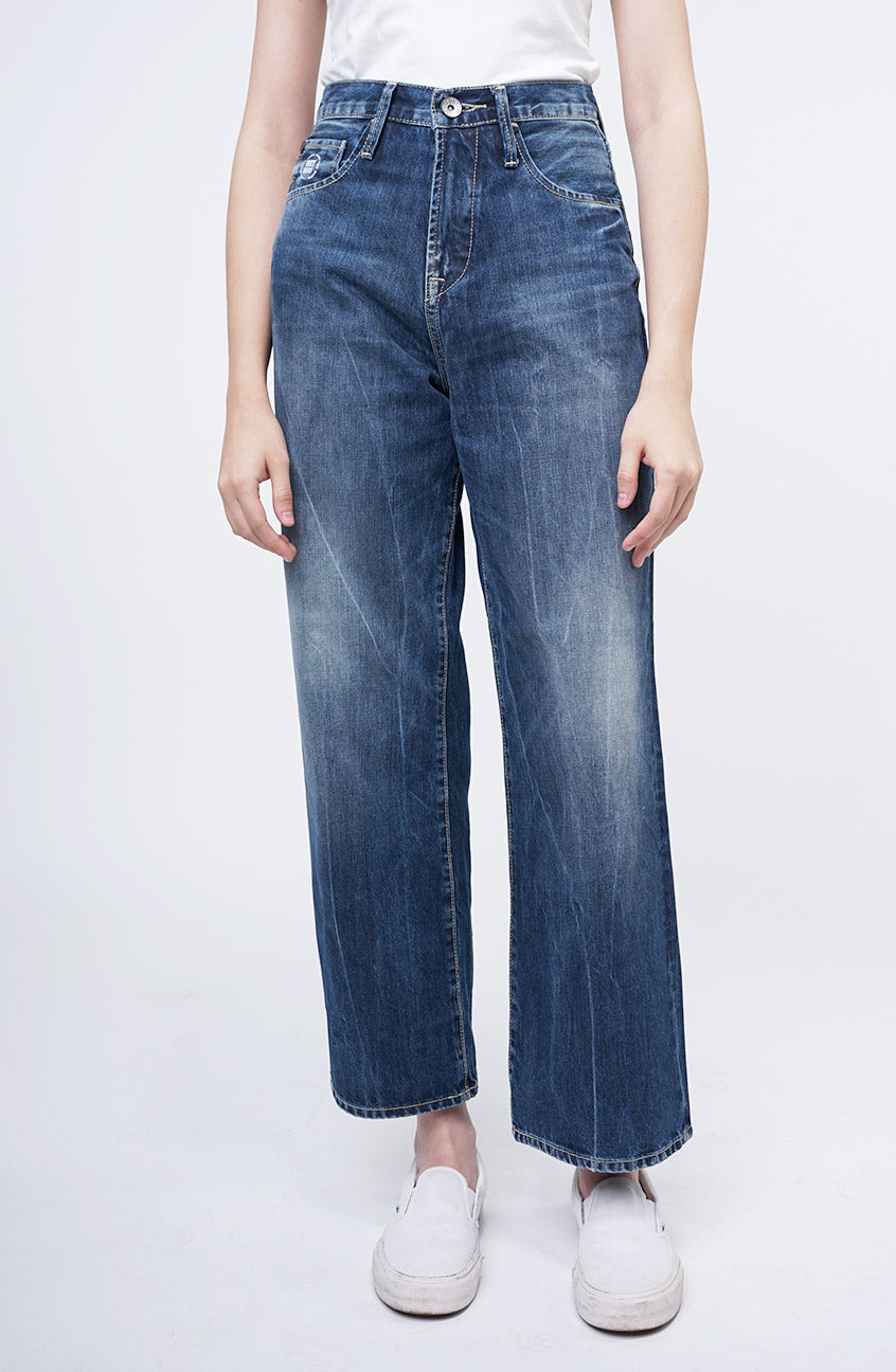 Jeans Hi-Loose G3 Series Medium Blue Hi-Waist Handmade