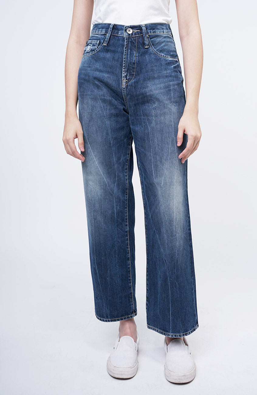 Jeans Hi-Loose G3 Series Hi-Waist Handmade Medium Blue