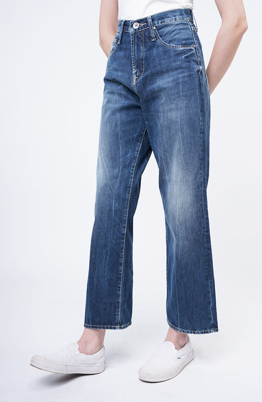 Jeans Hi-Loose G3 Series Hi-Waist Handmade Medium Blue