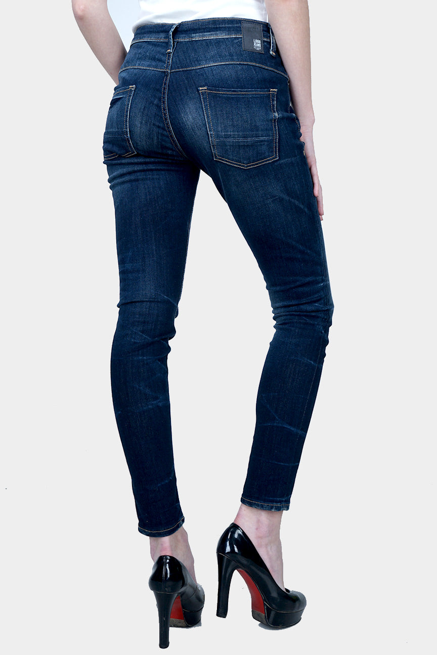 Jeans Skinny C9 Series Dark Blue Mid Waist