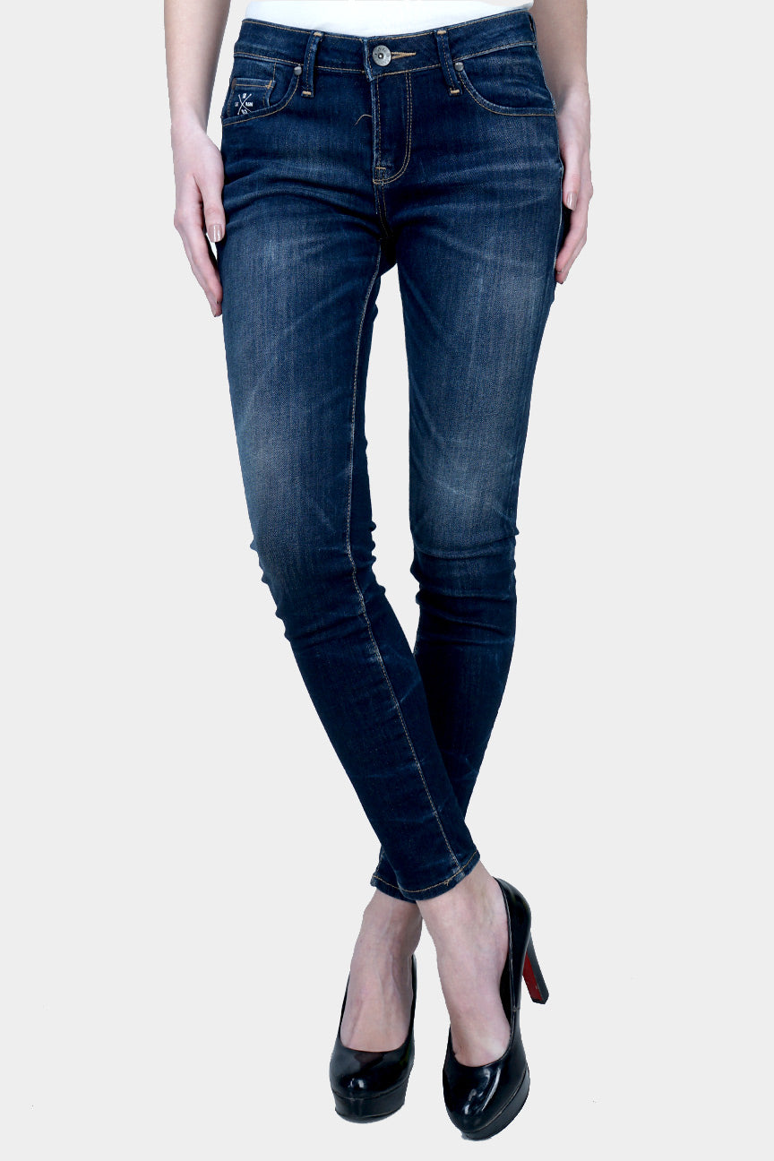 Jeans Skinny C9 Series Middle Waist Dark Blue