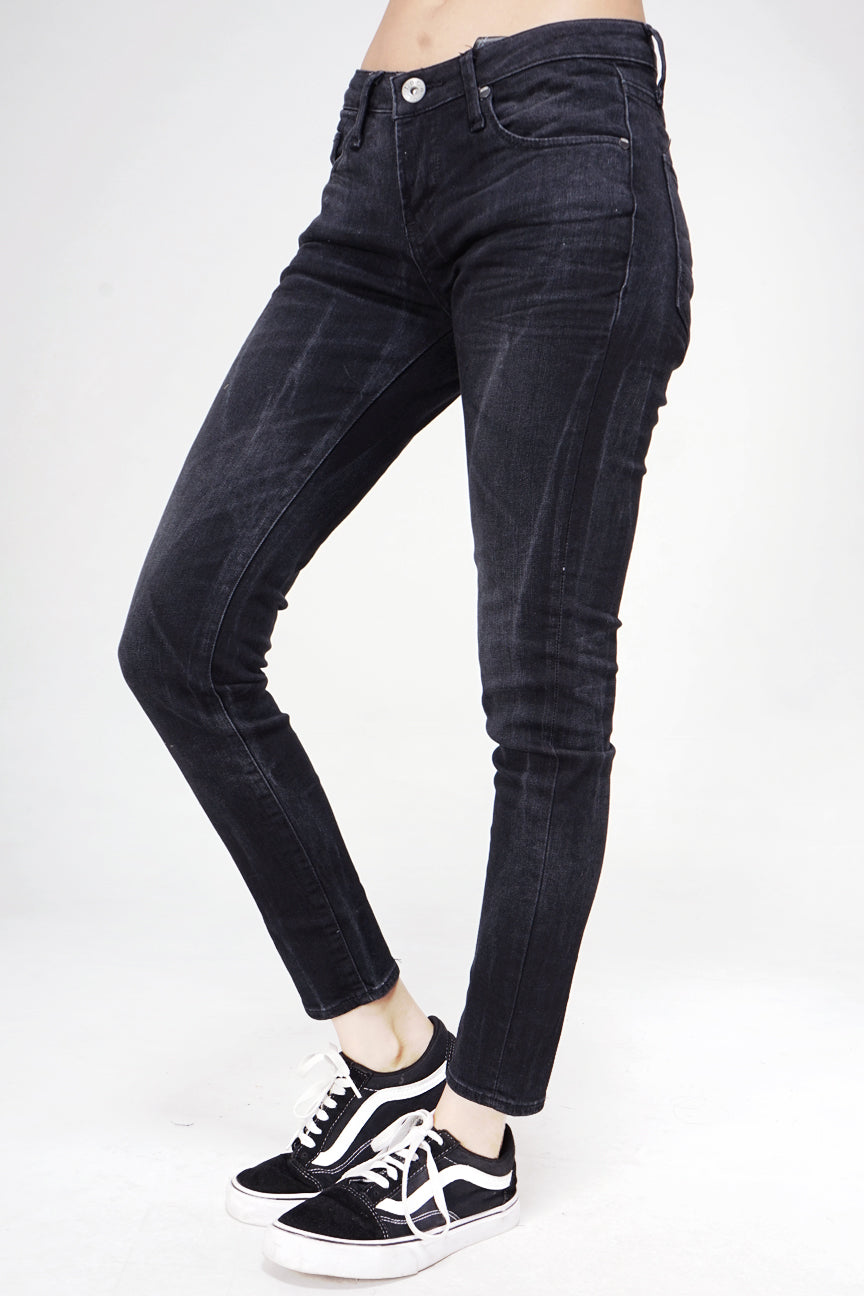 Jeans Skinny D4 Series Middle Waist Black Grey