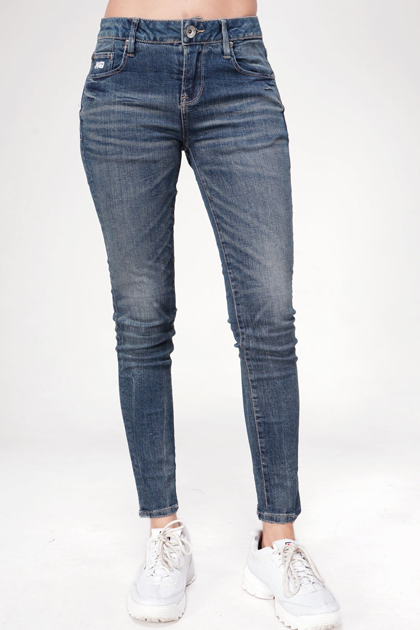Jeans Skinny D6 Series Middle Waist Medium Blue