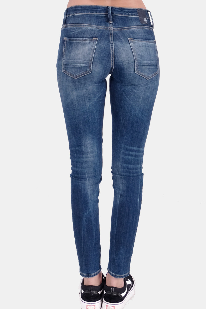Jeans Skinny D7 Series Dark Blue Mid Waist