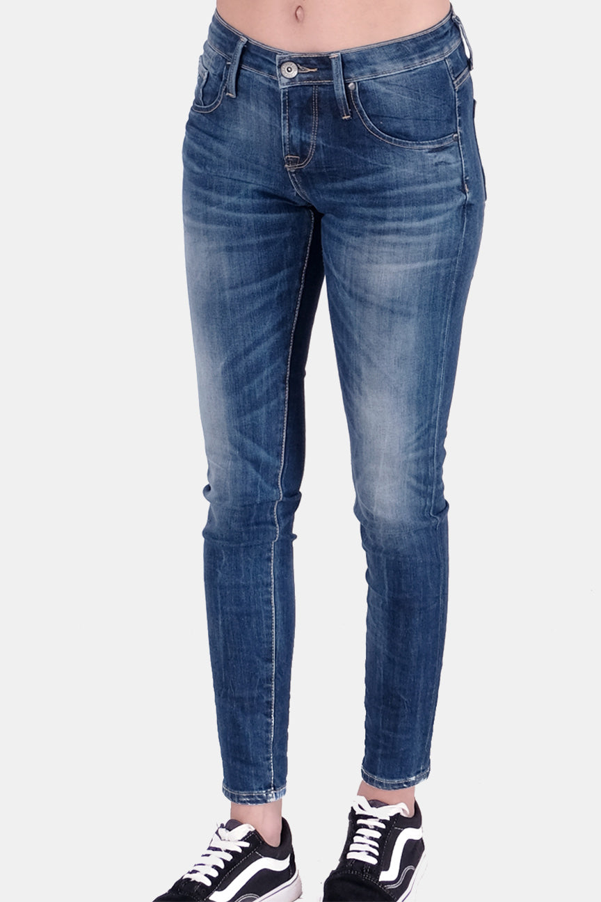 Jeans Skinny D7 Series Middle Waist Dark Blue
