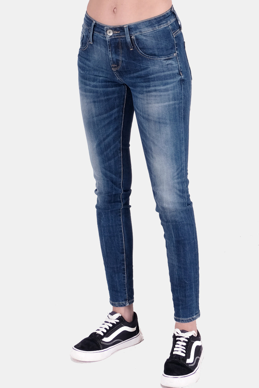 Jeans Skinny D7 Series Middle Waist Dark Blue