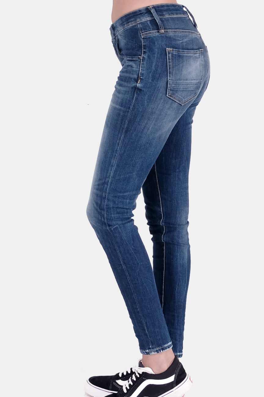 Jeans Skinny D7 Series Middle Waist Dark Blue