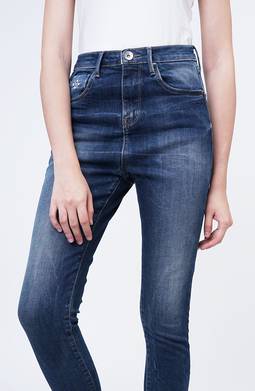 Jeans Skinny G4 Series Hi-Waist Handmade Dark Blue